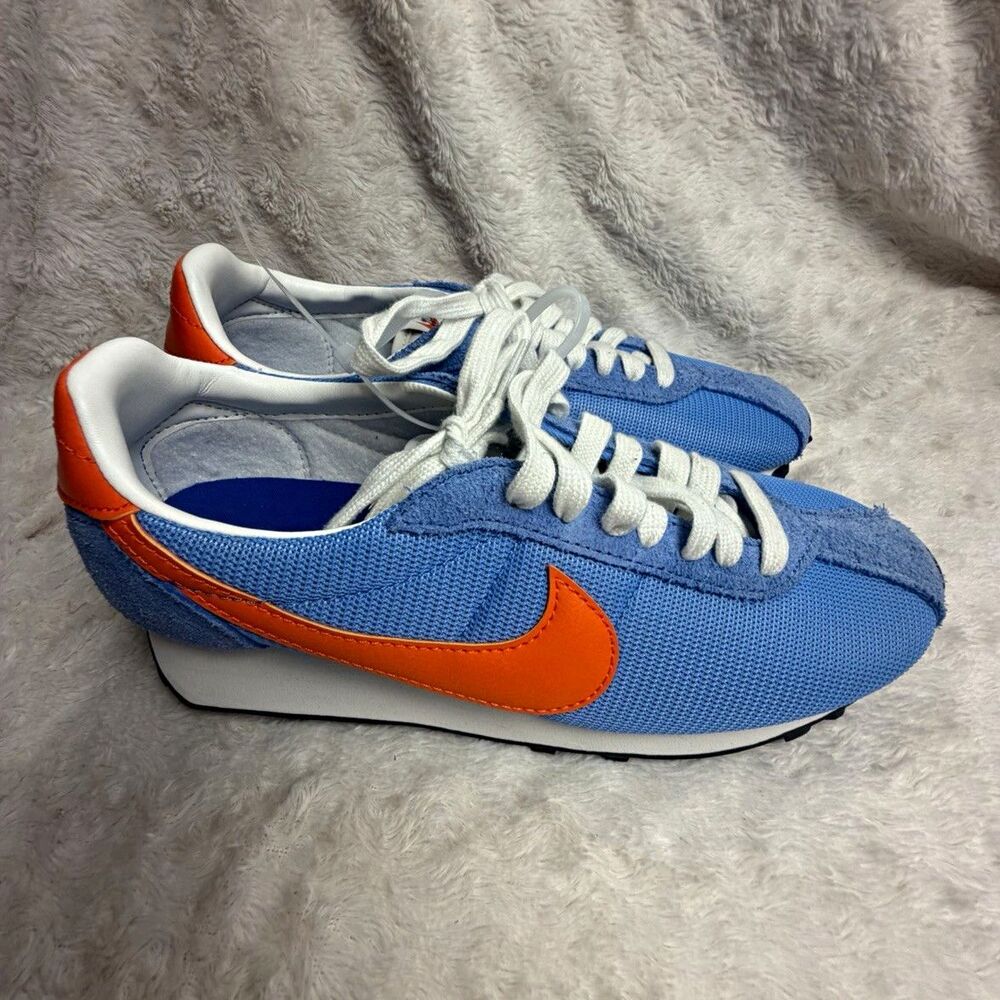 Nike Blue/Orange/White Colorblock Low Top Lace Up Sneakers HF3227-401 Size 9